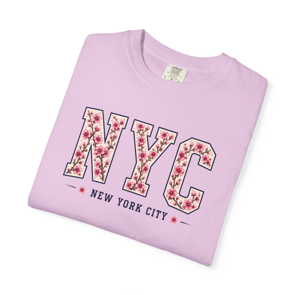 NYC Cherry Blossom T-Shirt — Floral New York City Tee