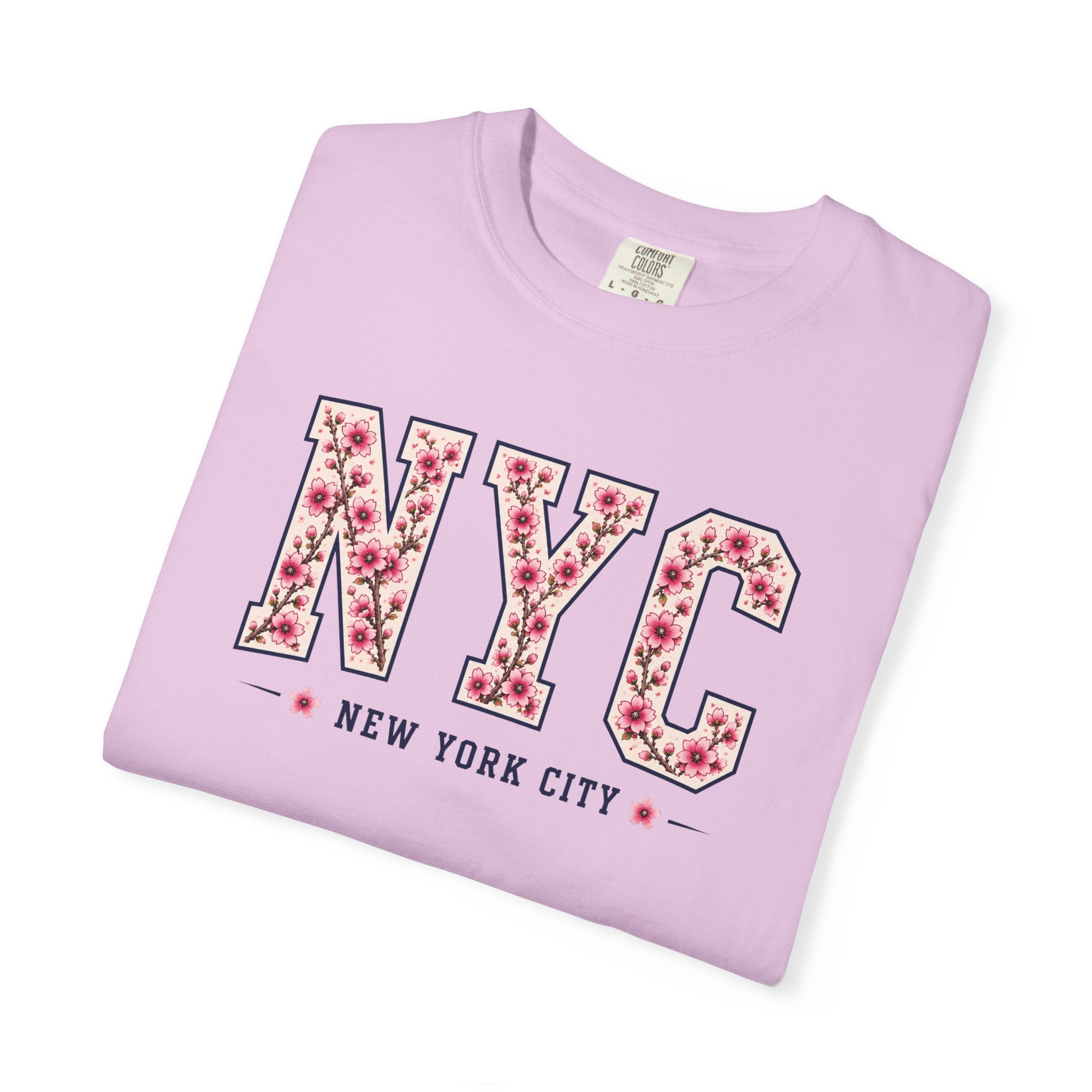 NYC Cherry Blossom T-Shirt — Floral New York City Tee