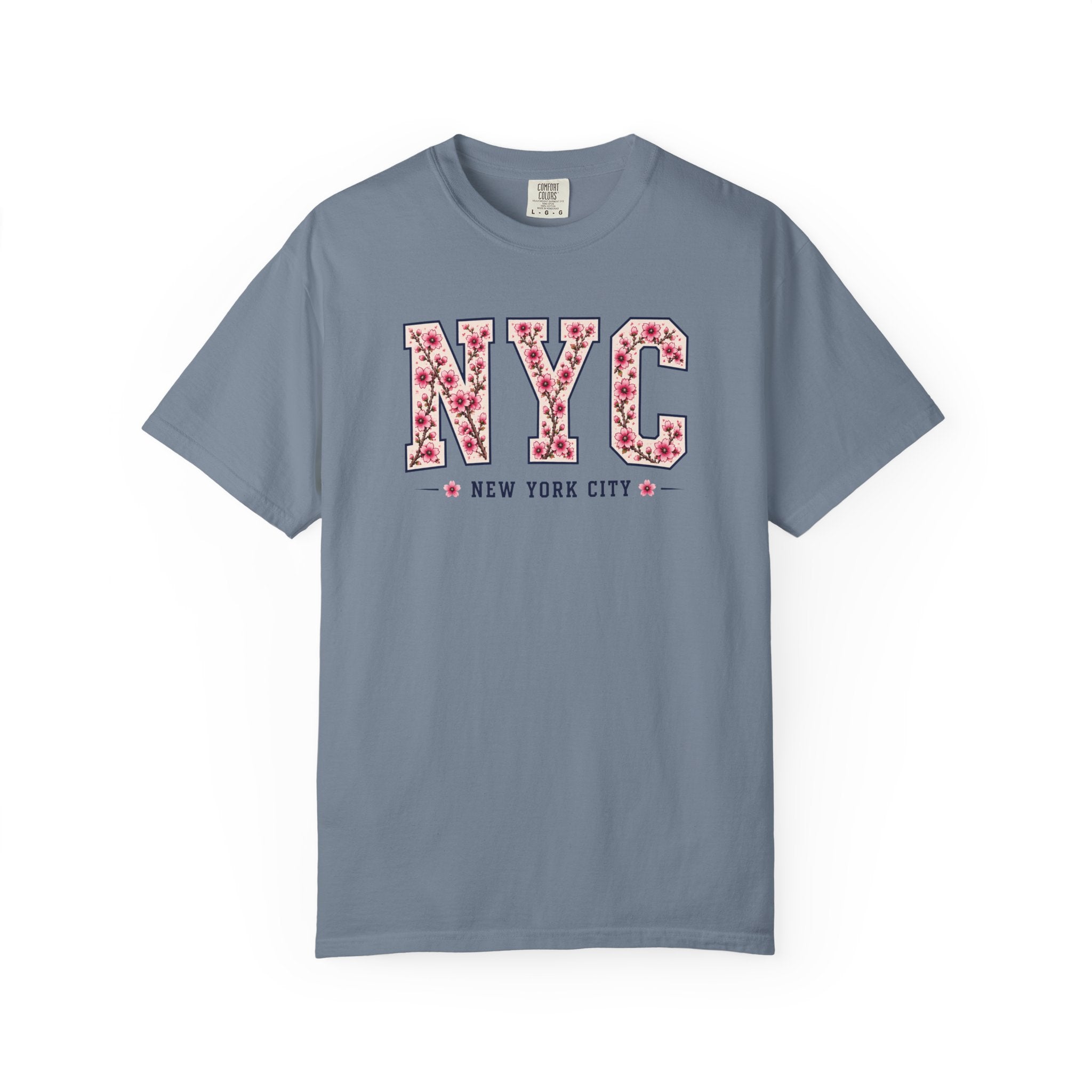 NYC Cherry Blossom T-Shirt — Floral New York City Tee