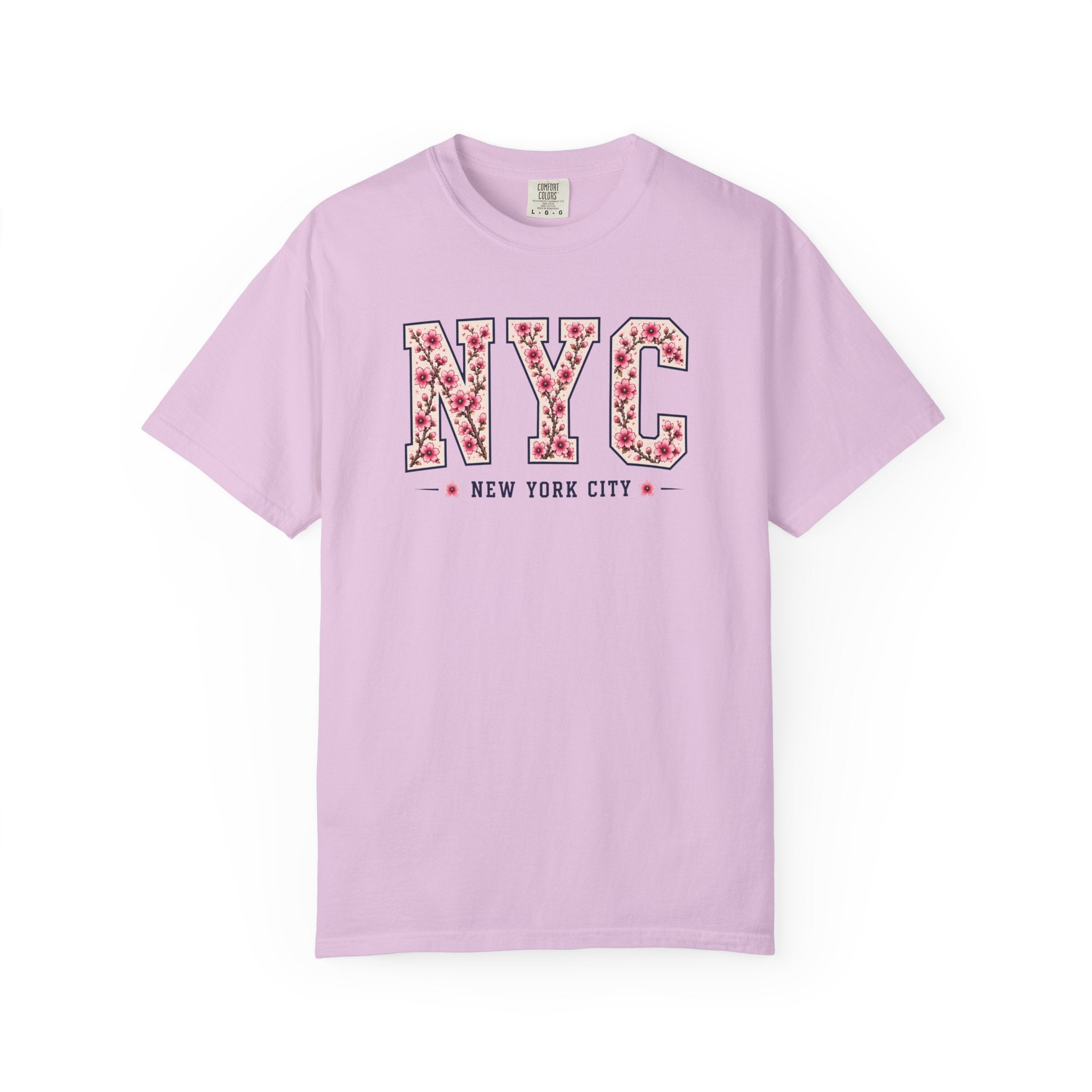 NYC Cherry Blossom T-Shirt — Floral New York City Tee