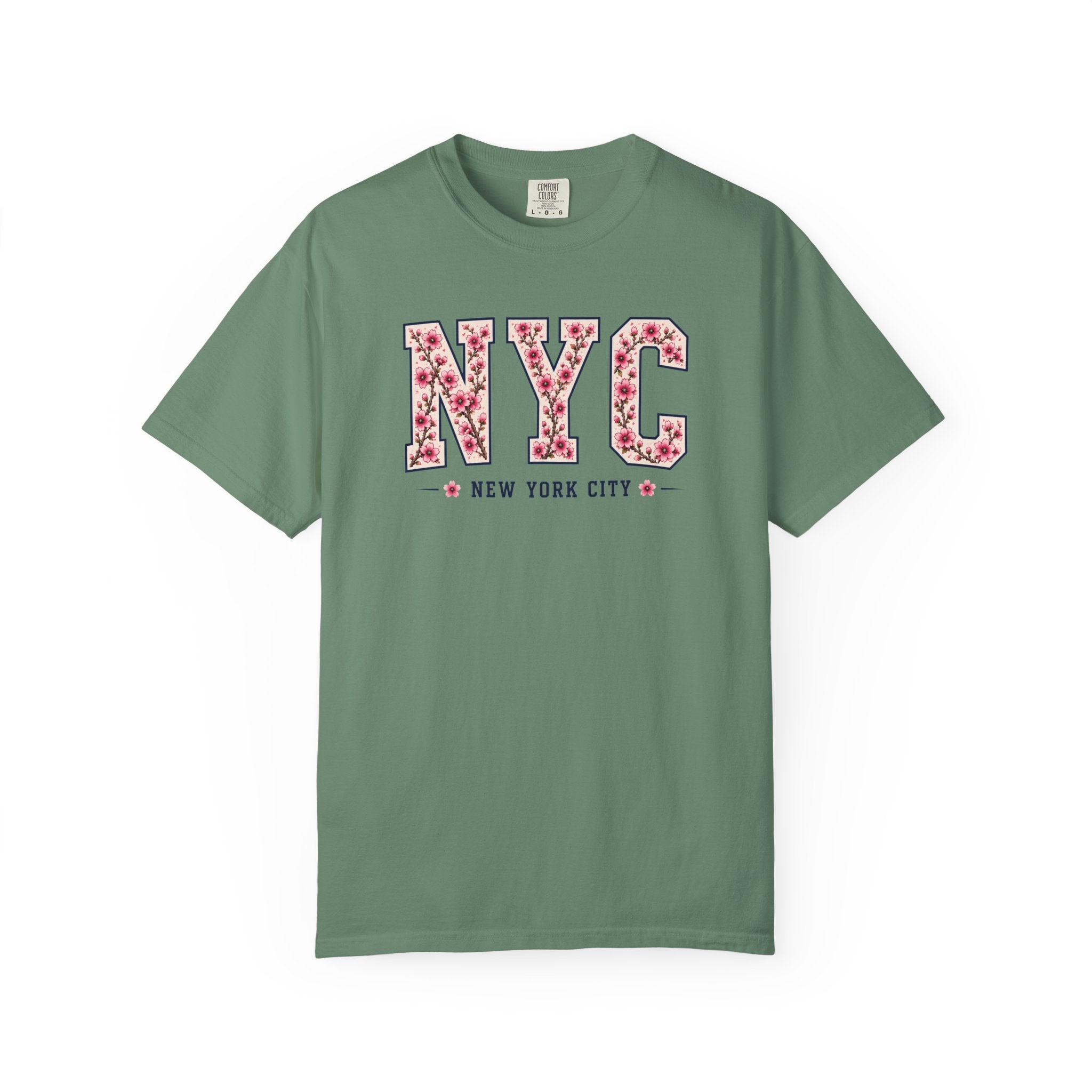 NYC Cherry Blossom T-Shirt — Floral New York City Tee