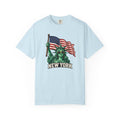 Women's Statue of Liberty American Flag Tee