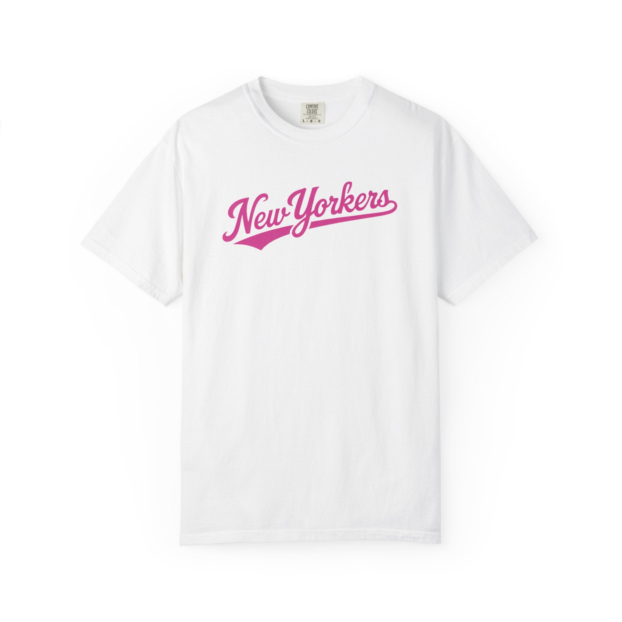 New Yorkers Pink Script Tee