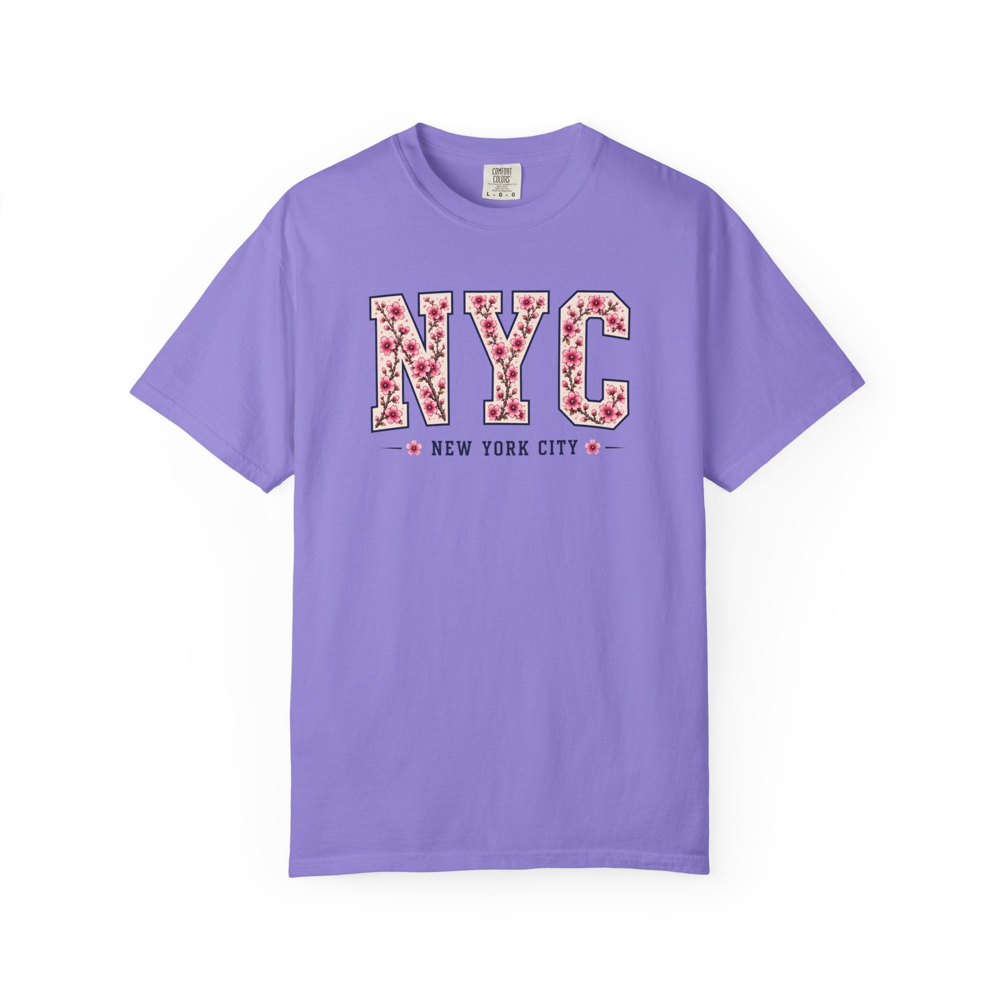 NYC Cherry Blossom T-Shirt — Floral New York City Tee