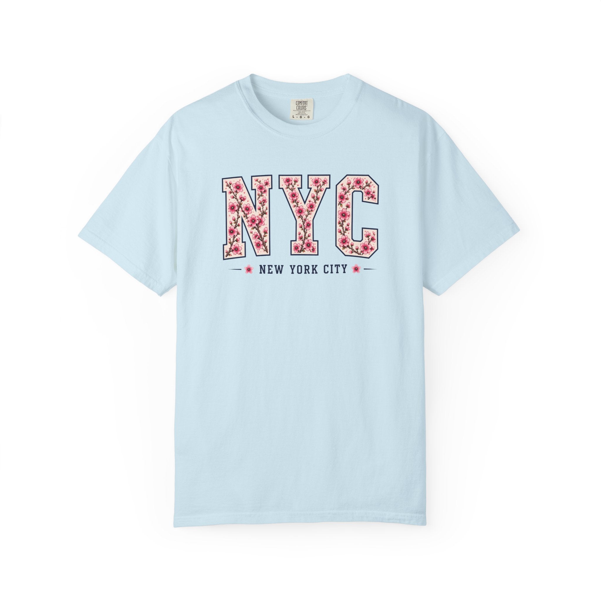 NYC Cherry Blossom T-Shirt — Floral New York City Tee