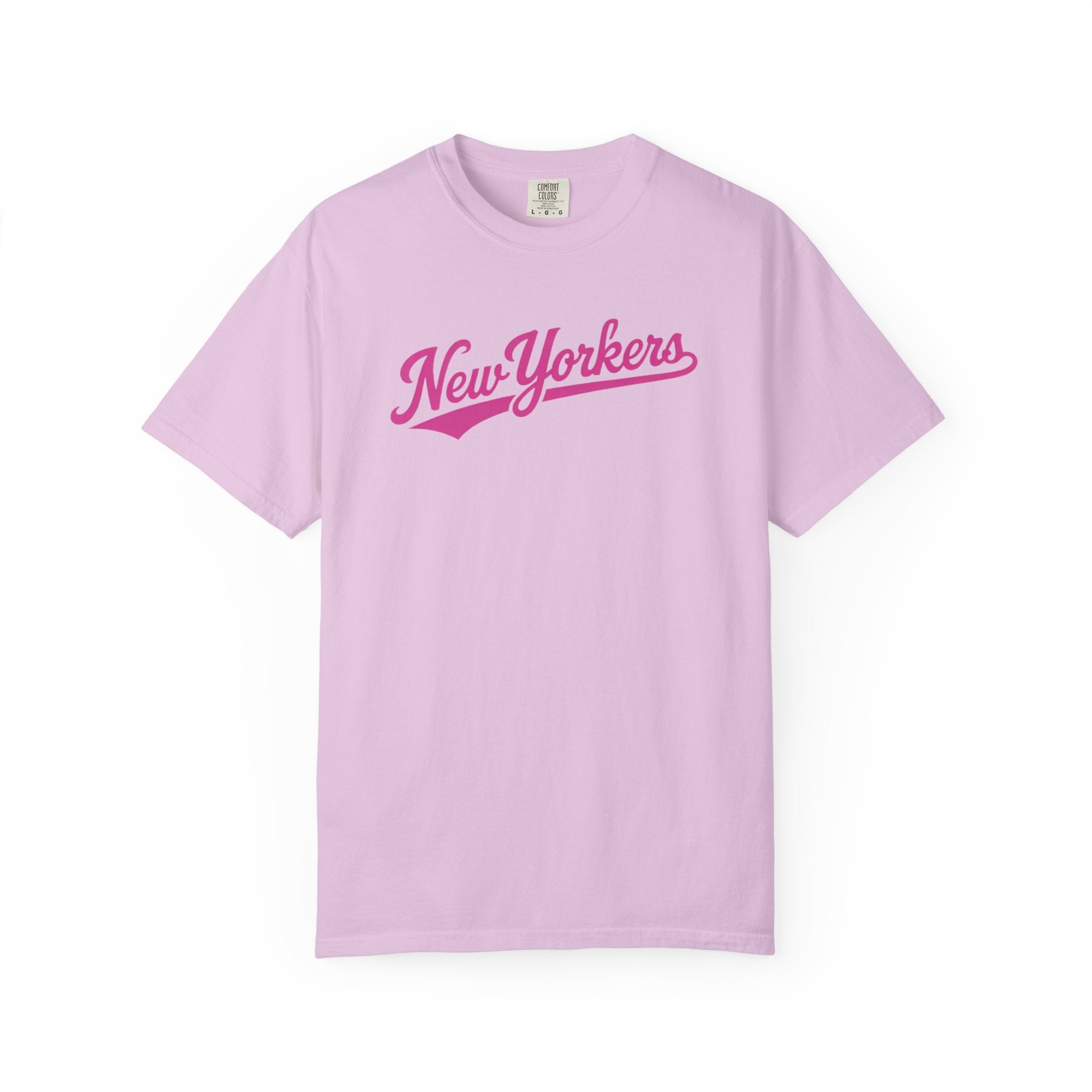 New Yorkers Pink Script Tee