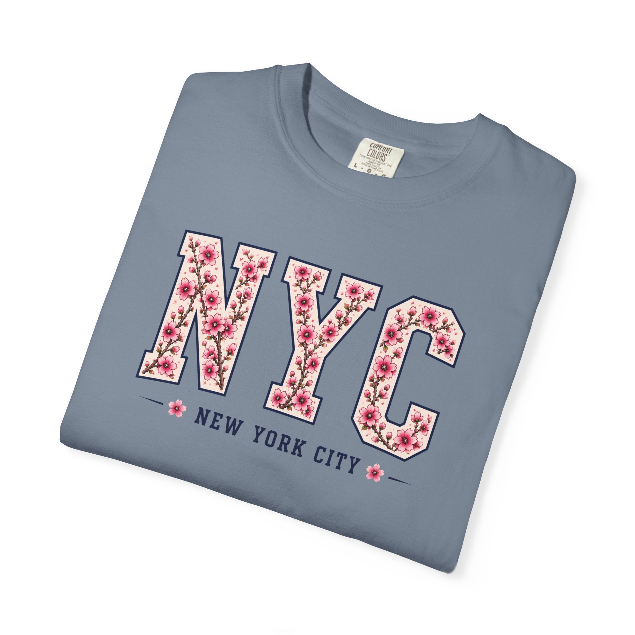 NYC Cherry Blossom T-Shirt — Floral New York City Tee