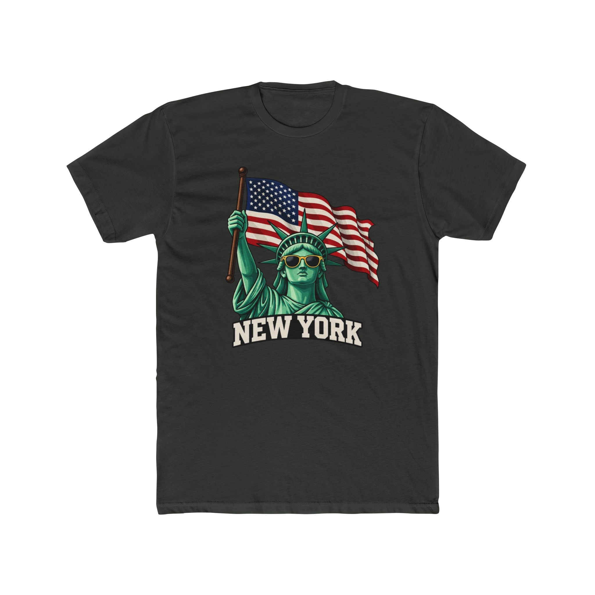Men's Statue of Liberty American Flag Tee