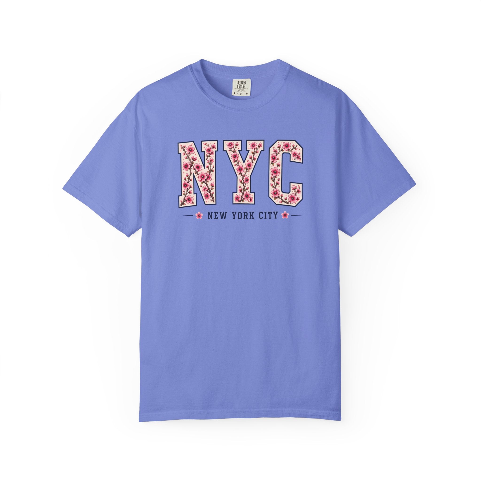 NYC Cherry Blossom T-Shirt — Floral New York City Tee