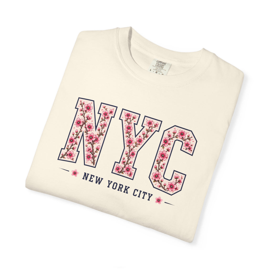 NYC Cherry Blossom T-Shirt — Floral New York City Tee