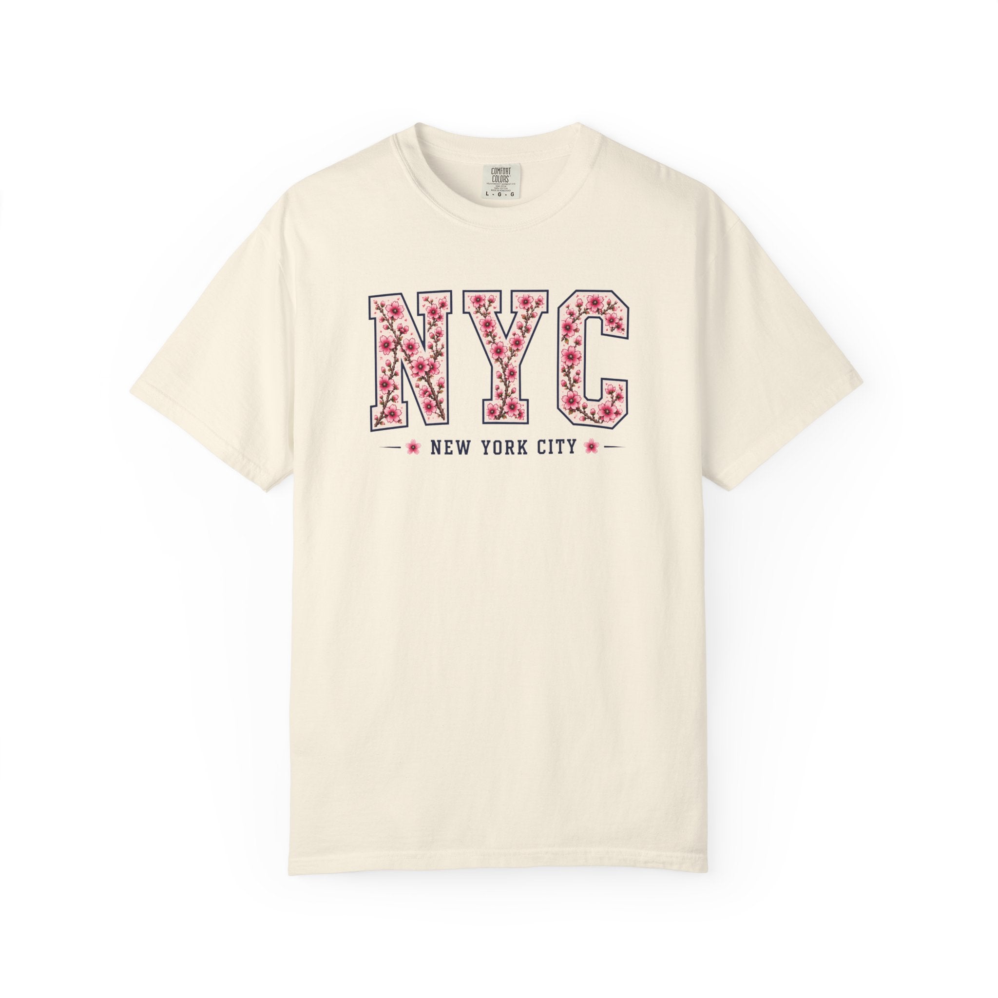 NYC Cherry Blossom T-Shirt — Floral New York City Tee