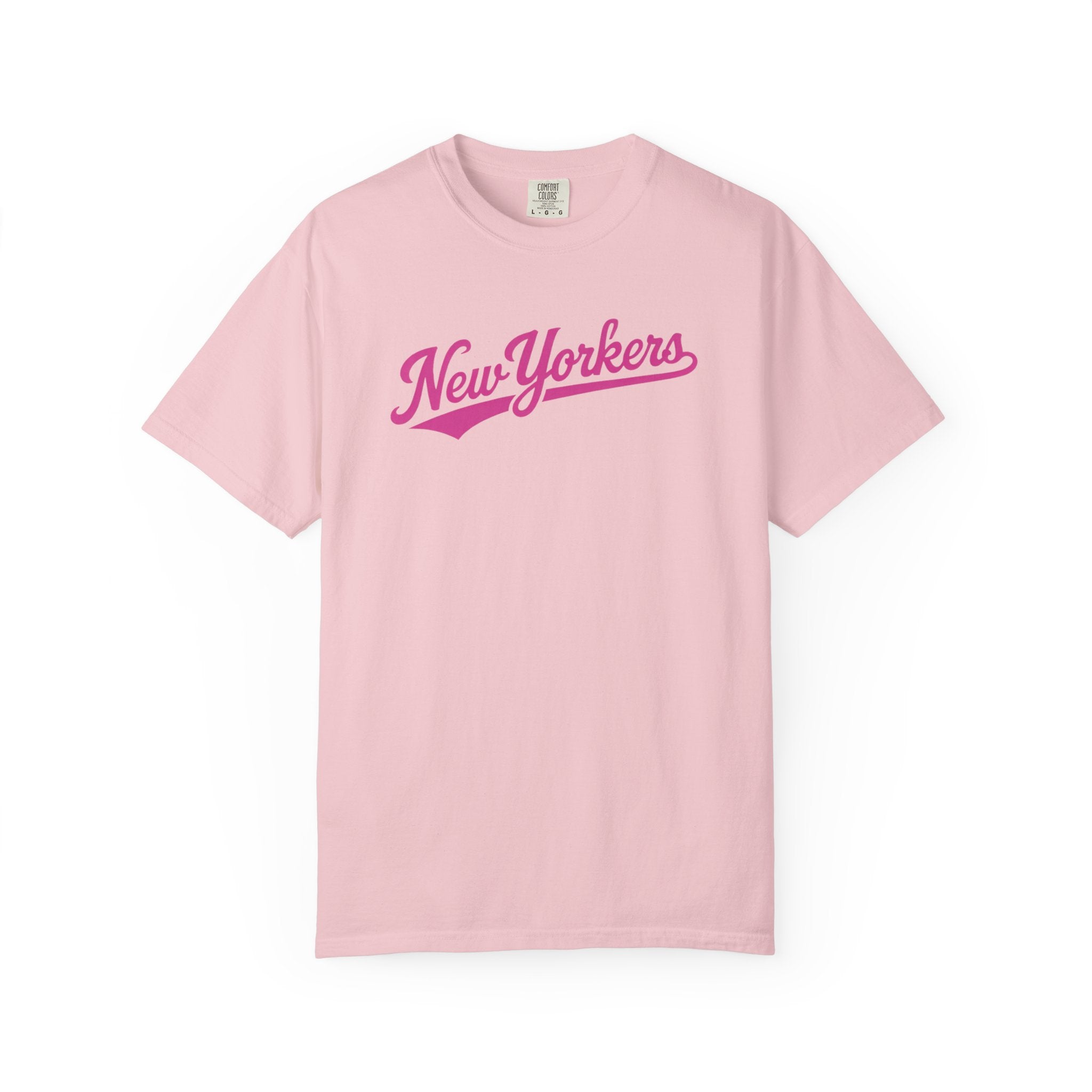 New Yorkers Pink Script Tee