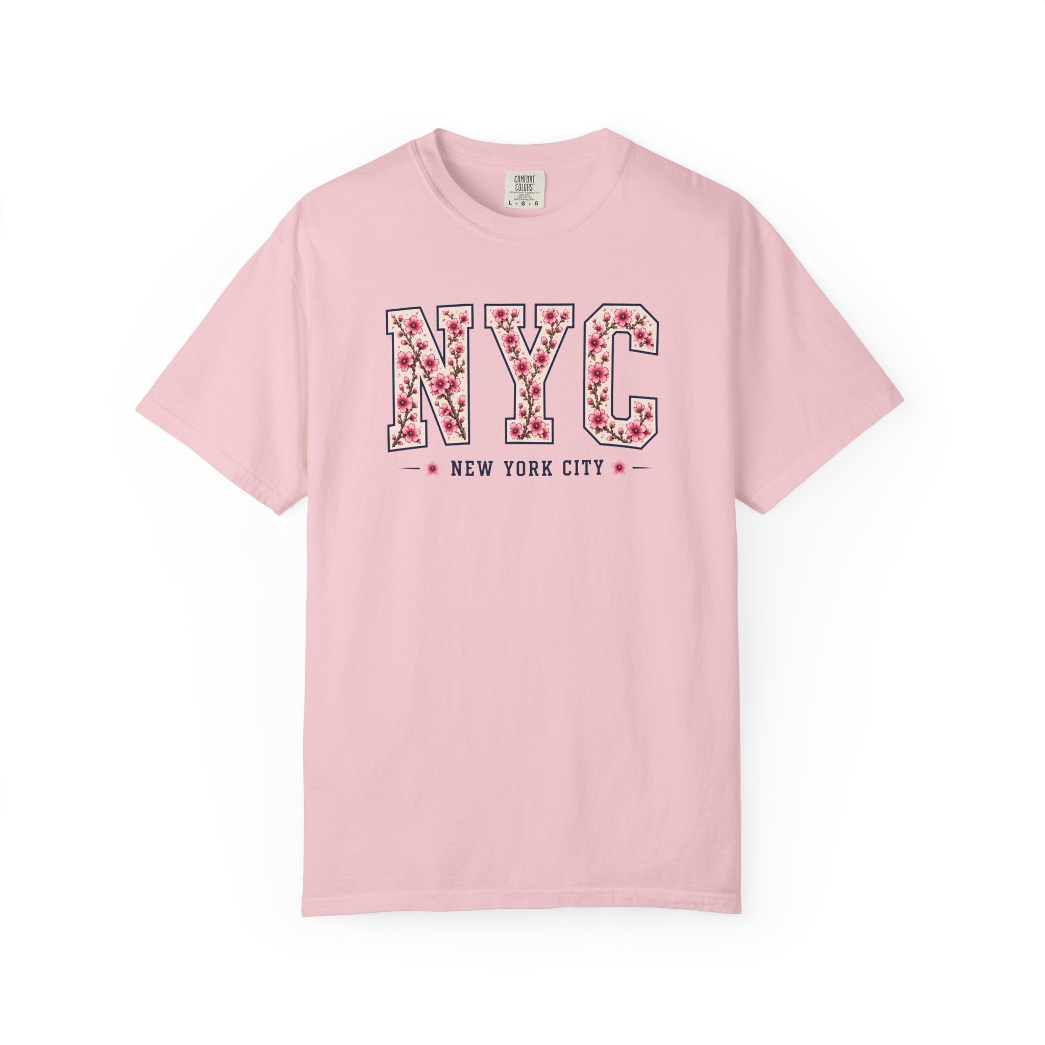 NYC Cherry Blossom T-Shirt — Floral New York City Tee