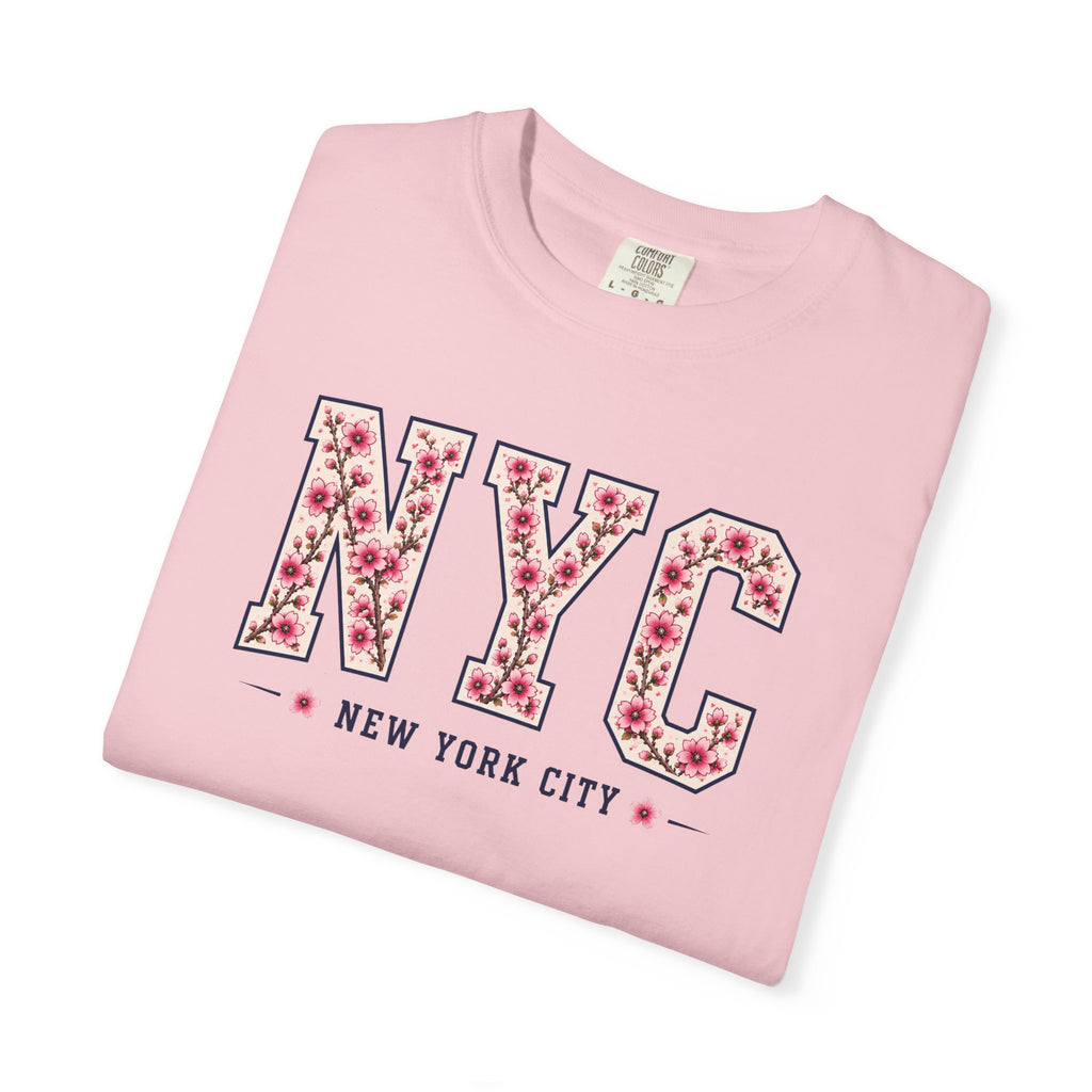 NYC Cherry Blossom T-Shirt — Floral New York City Tee