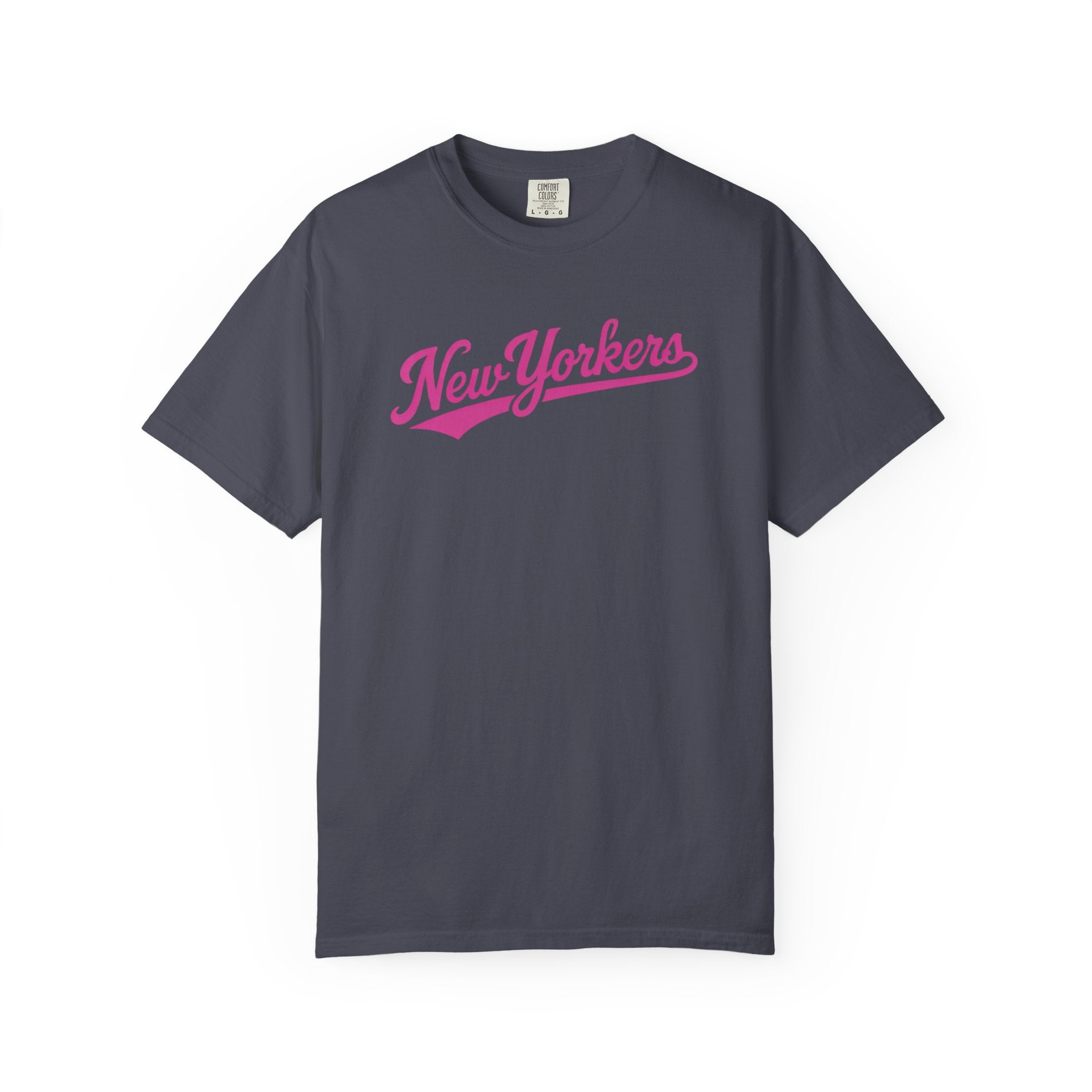 New Yorkers Pink Script Tee