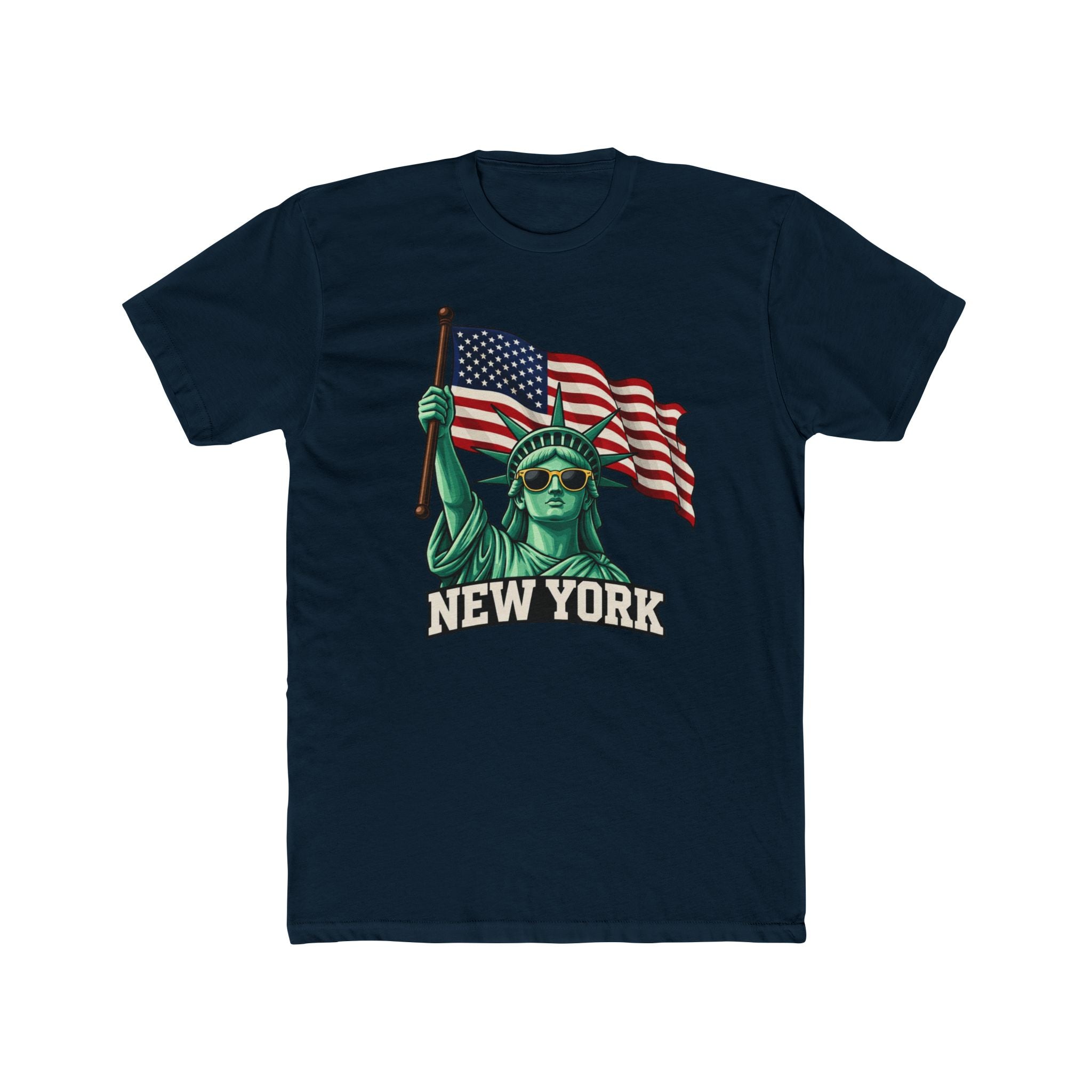 Men's Statue of Liberty American Flag Tee